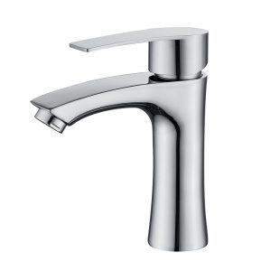 ESNBIA Polished Chrome Bathroom Sink Faucet